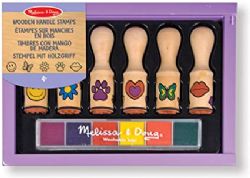 MELISSA AND DOUG - ESTAMPES SUR MANCHES EN BOIS